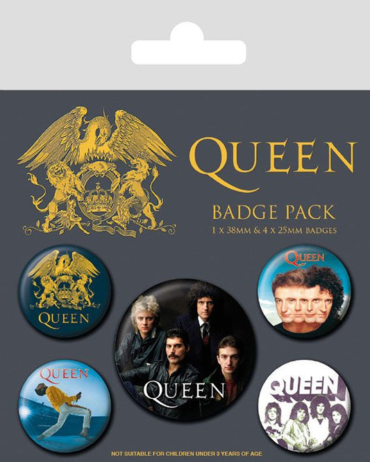 Queen Ansteck-Buttons 5er-Pack Classic Image
