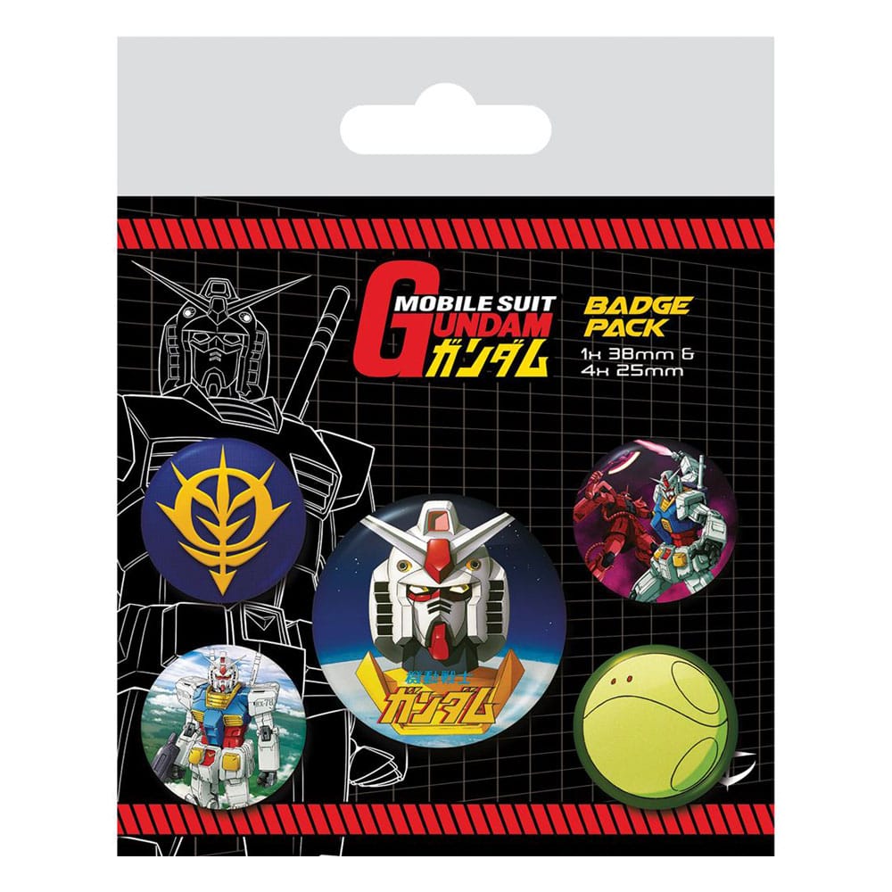 Mobile Suit Gundam Ansteck-Buttons 5er-Pack Intergalactic Image