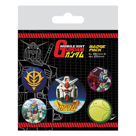 Mobile Suit Gundam Ansteck-Buttons 5er-Pack Intergalactic Image