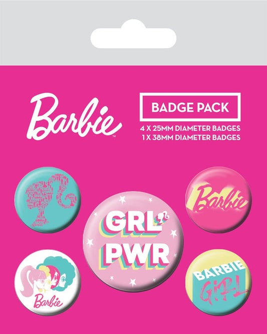 Barbie Ansteck-Buttons 5er-Pack Girl Power Image