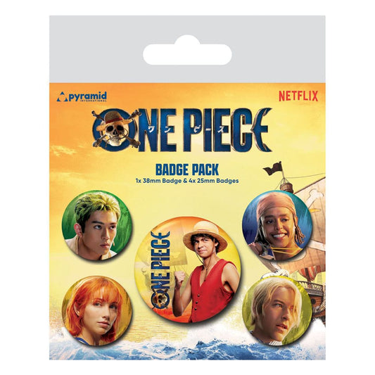 One Piece Ansteck-Buttons 5er-Pack The Straw Hats Image