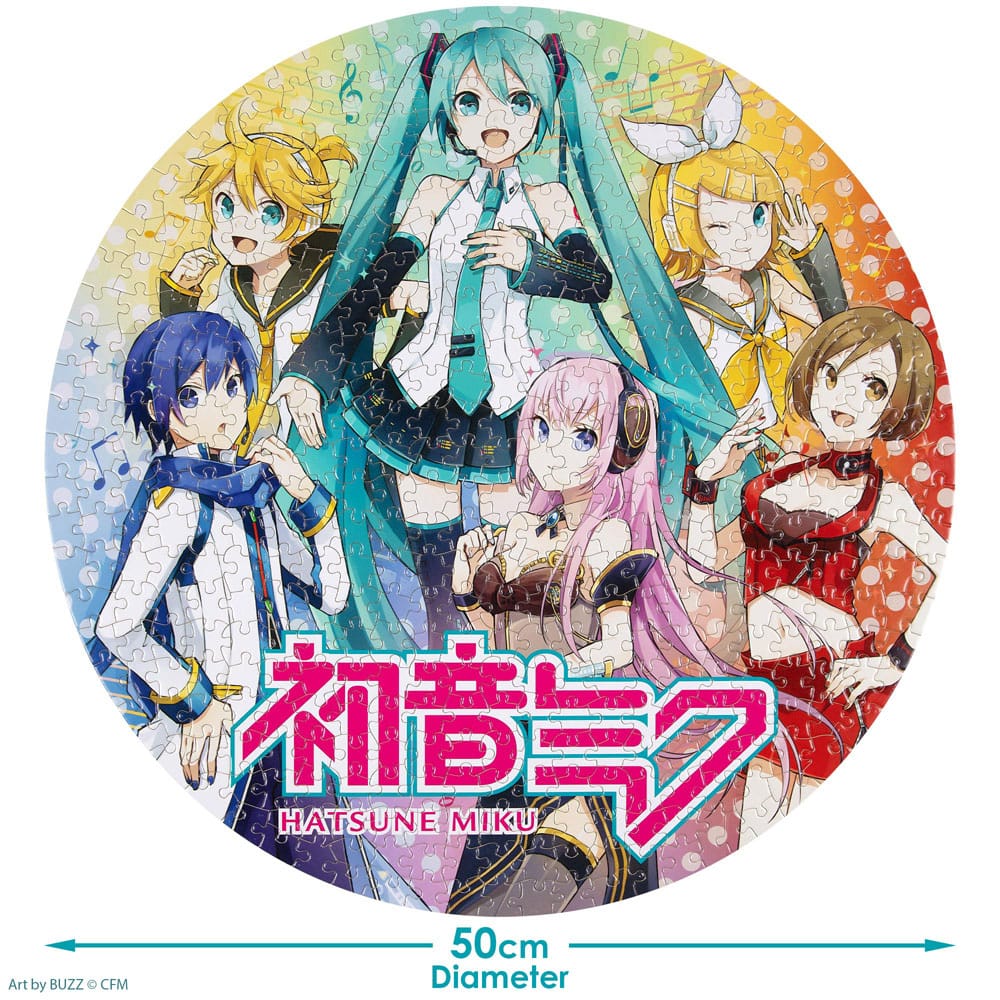 Hatsune Miku Jigsaw Puzzle Rund 500 Teile Image 3