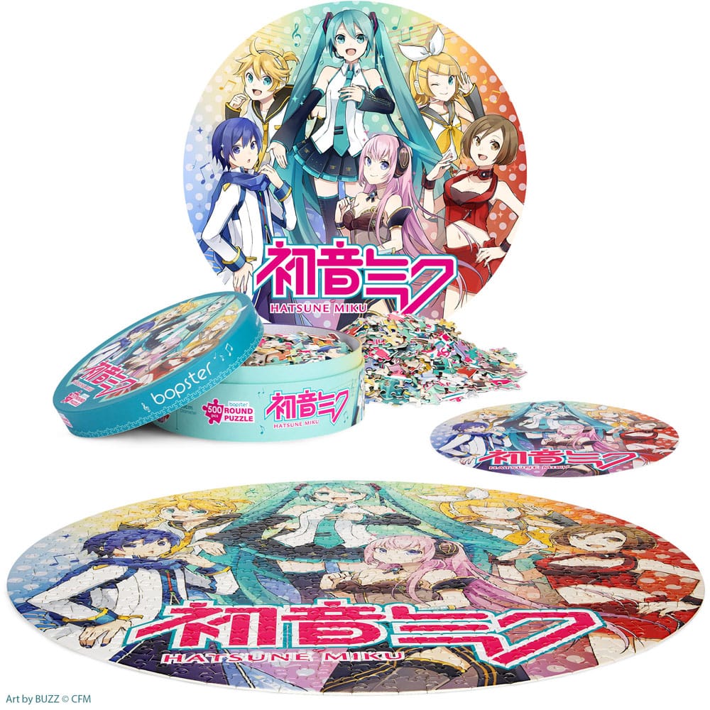 Hatsune Miku Jigsaw Puzzle Rund 500 Teile Image 4