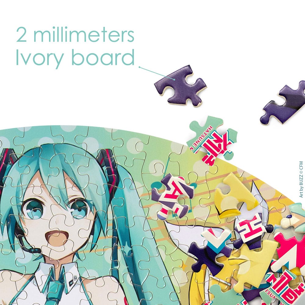 Hatsune Miku Jigsaw Puzzle Rund 500 Teile Image 5