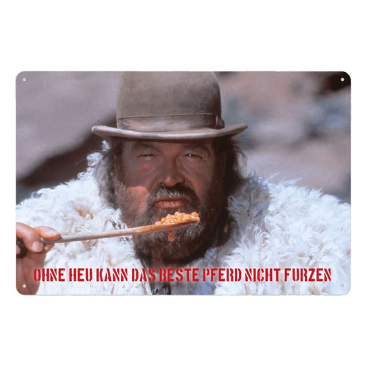 Bud Spencer Blechschild Bohnen 20 x 30 cm Image