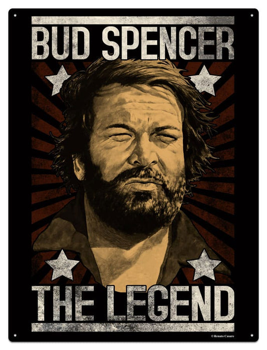 Bud Spencer Blechschild The Legend 30 x 40 cm Image