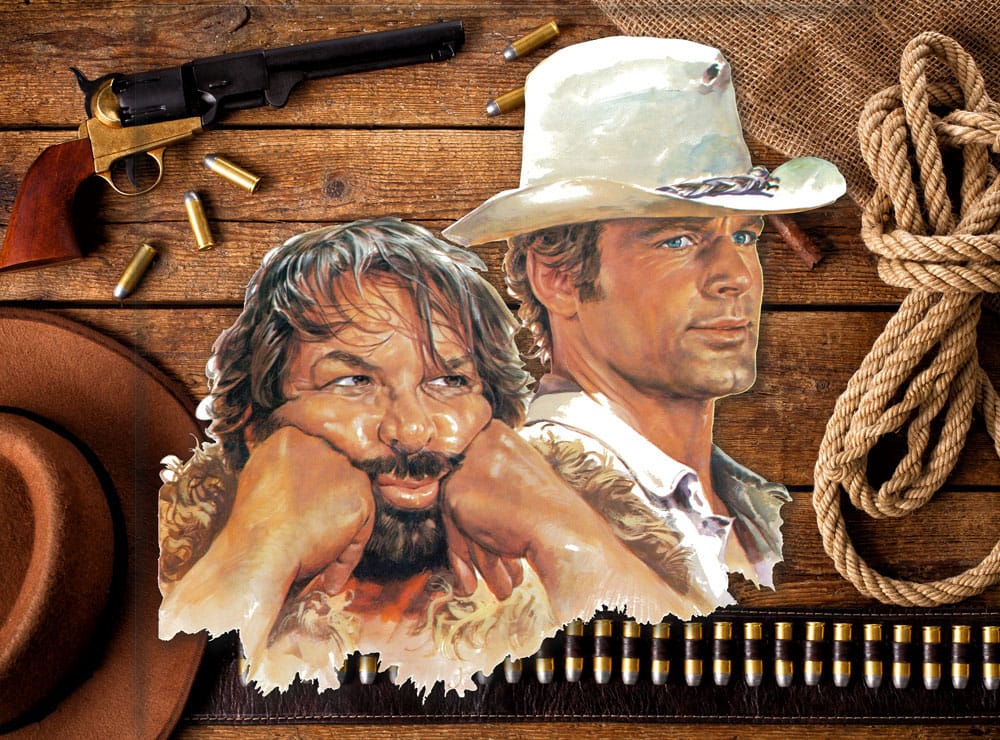 Bud Spencer & Terence Hill 3D Blechschild Bud & Terence 45 x 45 cm Image 2