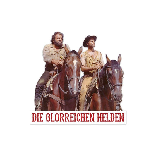 Bud Spencer & Terence Hill 3D Blechschild Die glorreichen Helden 45 x 45 cm Image