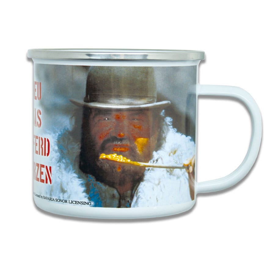 Bud Spencer Emaille Tasse Ohne Heu kann das beste Pferd... Image 1