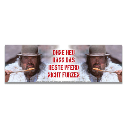 Bud Spencer Emaille Tasse Ohne Heu kann das beste Pferd... Image 2