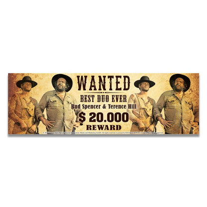 Bud Spencer & Terence Hill Emaille Tasse Wanted Image 2