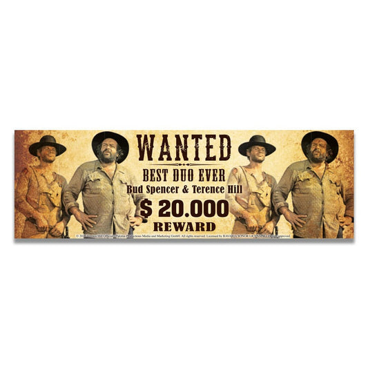 Bud Spencer & Terence Hill Emaille Tasse Wanted Image 2
