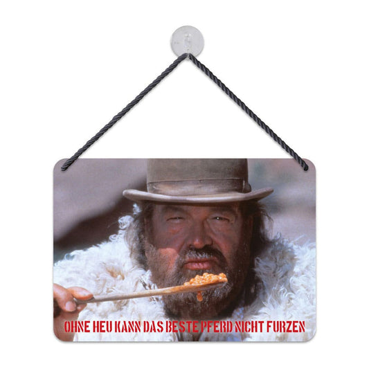 Bud Spencer Blechschild Bohnen 16,5 x 11,5 cm Image
