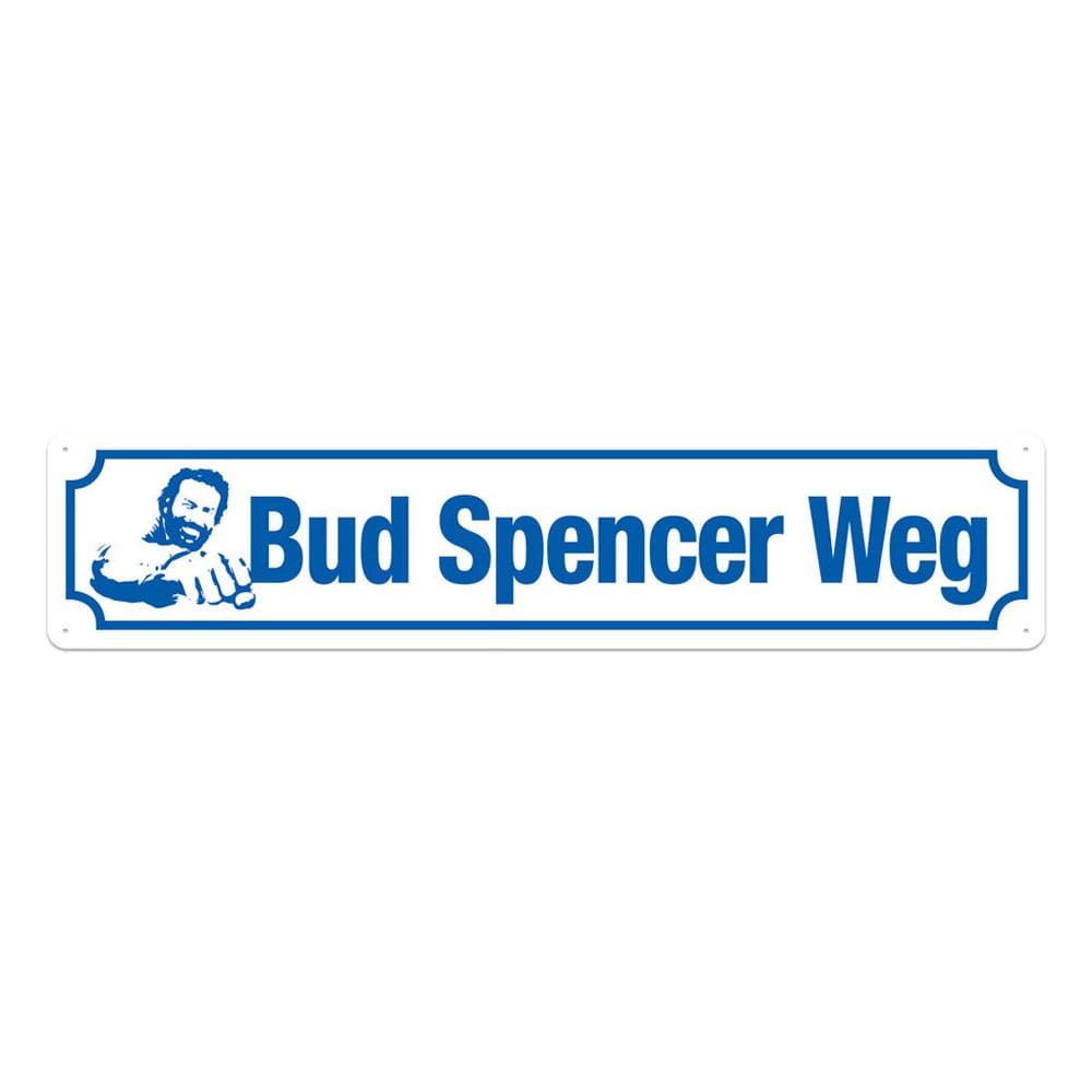 Bud Spencer Blechschild Bud Spencer Weg 46 x 10 cm Image