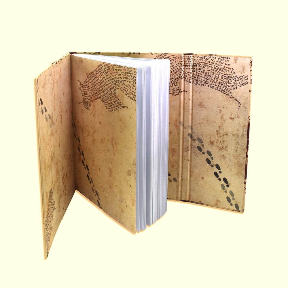 Harry Potter Magnetisches A5 Notizbuch Karte des Herumtreibers Image 2