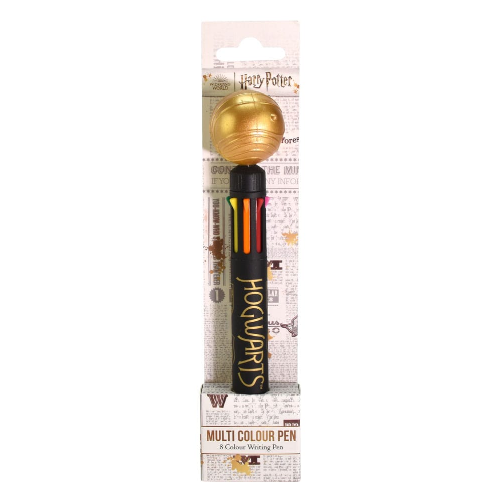 Harry Potter Mehrfarbiger Stift Goldener Schnatz Image 1