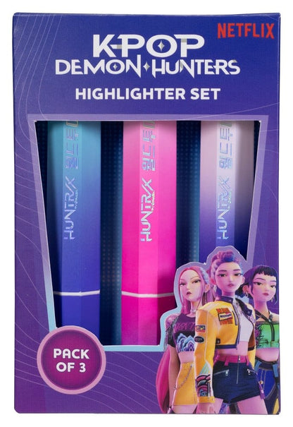 KPop Demon Hunters Textmarker 3er-Pack Huntr/x Image 1