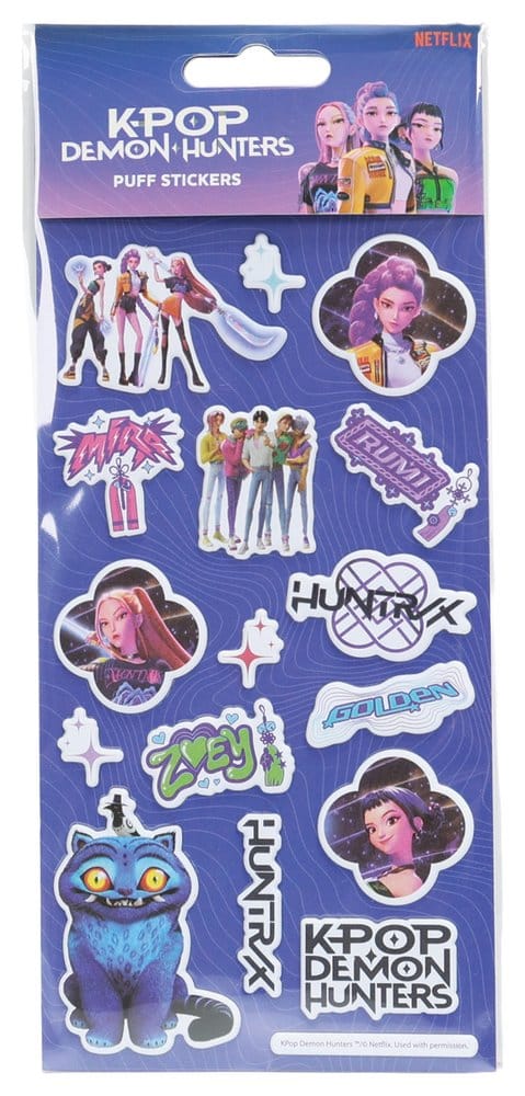 KPop Demon Hunters Sticker Set Puff Image 1
