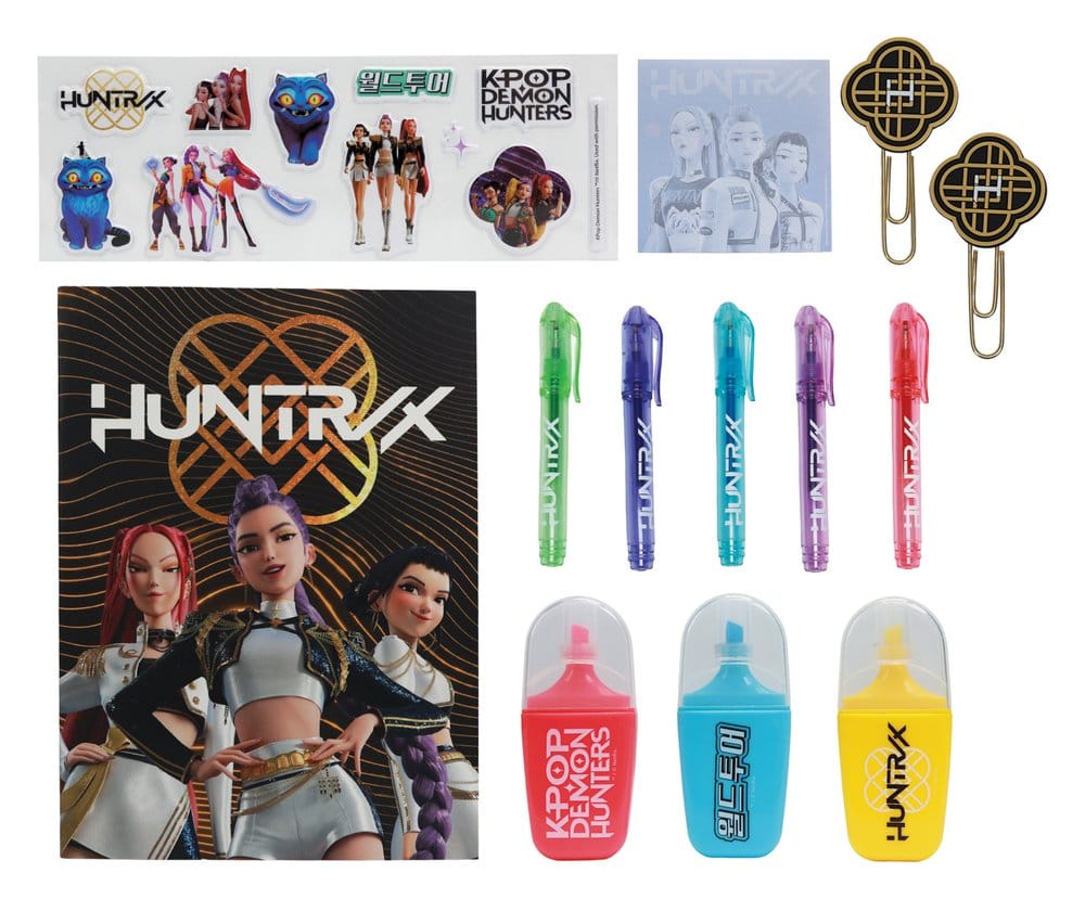 KPop Demon Hunters Schreibset 10er-Pack Golden Image 2