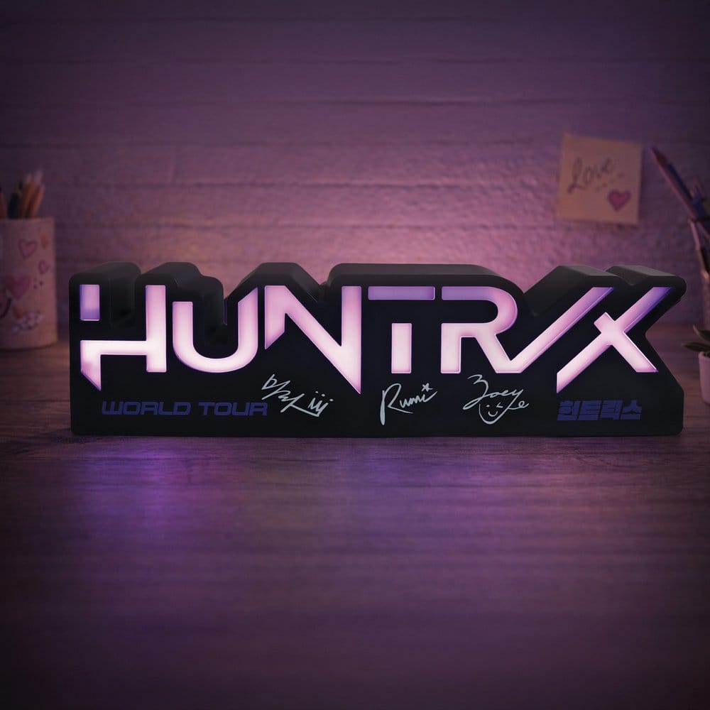 KPop Demon Hunters Lampe Huntr/x Logo Image 3