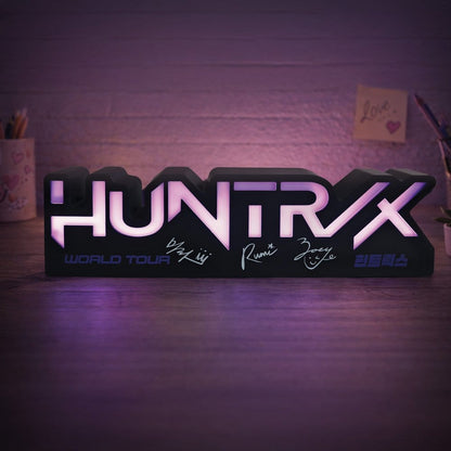 KPop Demon Hunters Lampe Huntr/x Logo Image 3