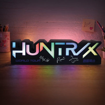 KPop Demon Hunters Lampe Huntr/x Logo Image 4