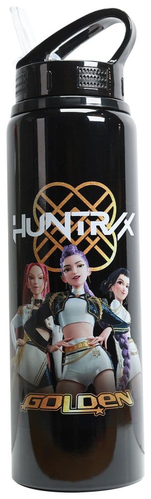 KPop Demon Hunters Flip Top Trinkflasche Golden Image 1