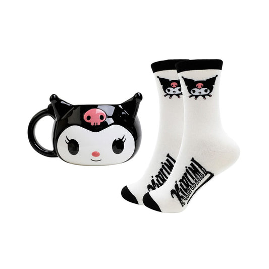 Sanrio Set 3D Tasse und Socken Kuromi Image 1