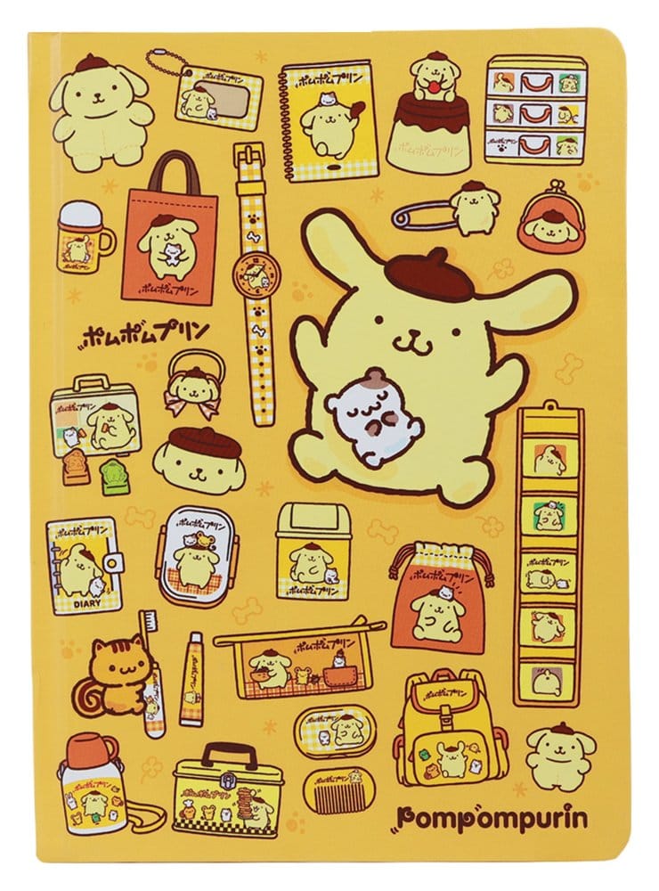 Sanrio A5 Notizbuch Pompompurin Image 1