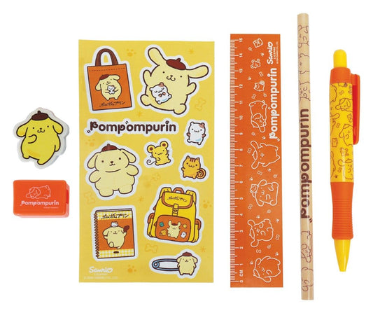 Sanrio Schreibset 6er-Pack Pompompurin Image 1