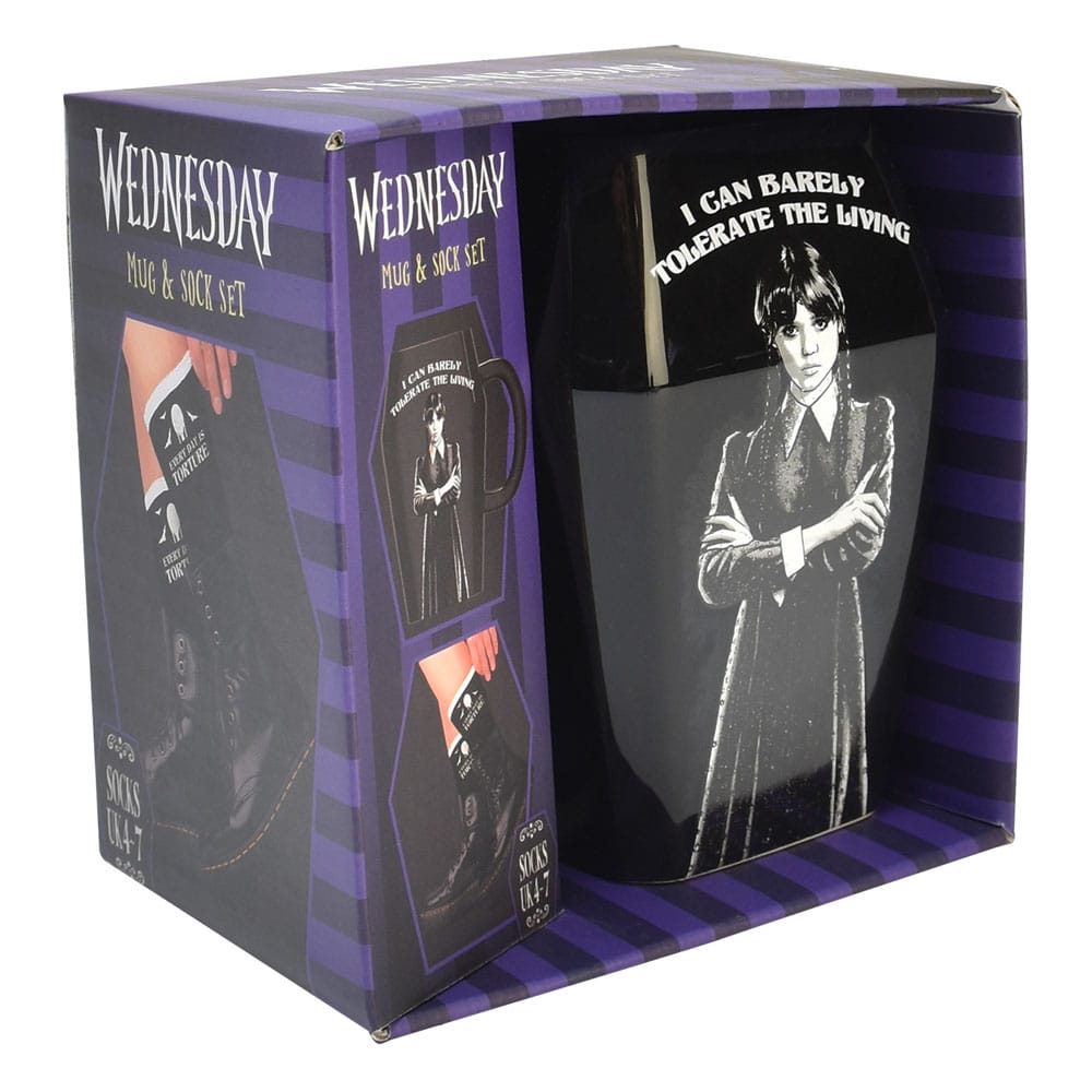 Wednesday Set Tasse und Socken Image 2