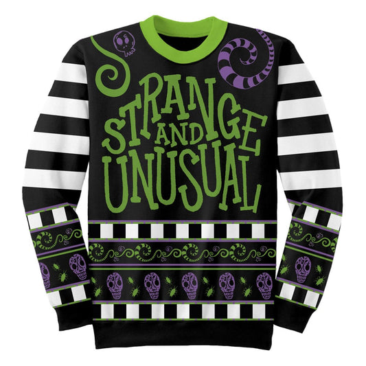 Beetlejuice Sweatshirt Jumper Strange & Unusual  Größe M Image