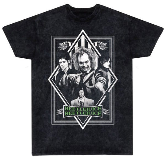 Beetlejuice 2 T-Shirt Poster Snow Wash Größe M Image