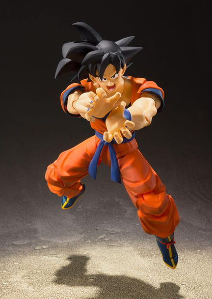 Dragon Ball Z S.H. Figuarts Actionfigur Son Goku (A Saiyan Raised On Earth) 14 cm Image 1