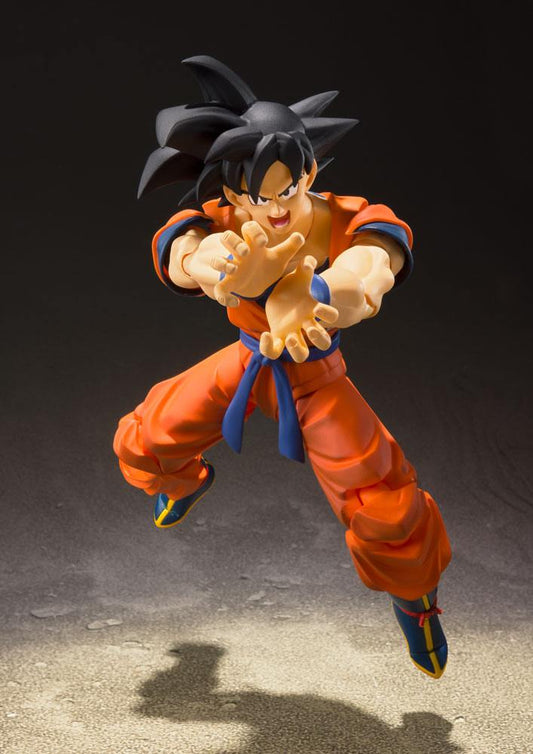 Dragon Ball Z S.H. Figuarts Actionfigur Son Goku (A Saiyan Raised On Earth) 14 cm Image 1