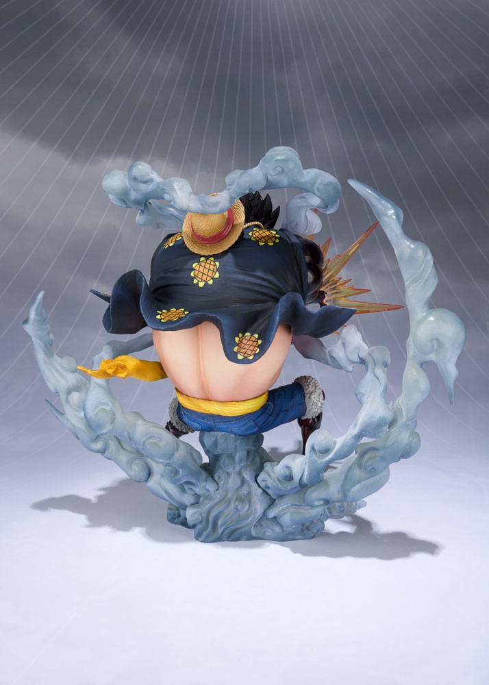 One Piece FiguartsZERO PVC Statue Monkey D. Ruffy Gear 4 Leo Bazooka Reissue 18 cm Image 4