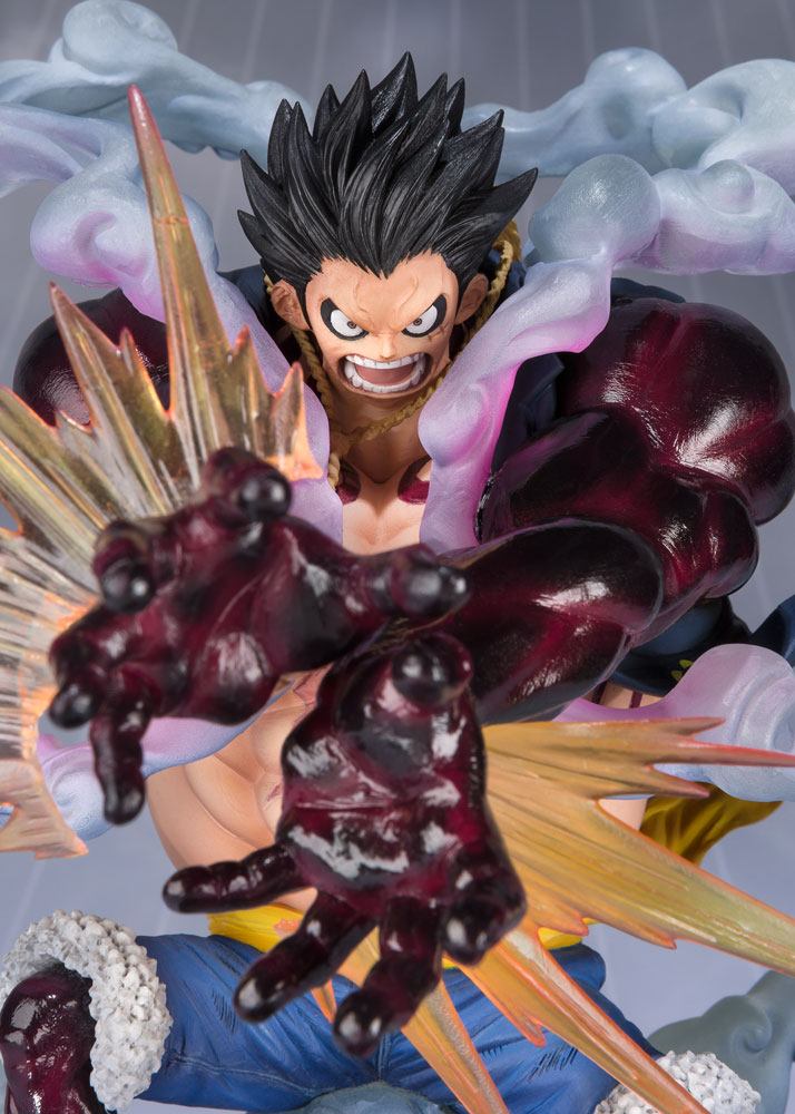 One Piece FiguartsZERO PVC Statue Monkey D. Ruffy Gear 4 Leo Bazooka Reissue 18 cm Image 5