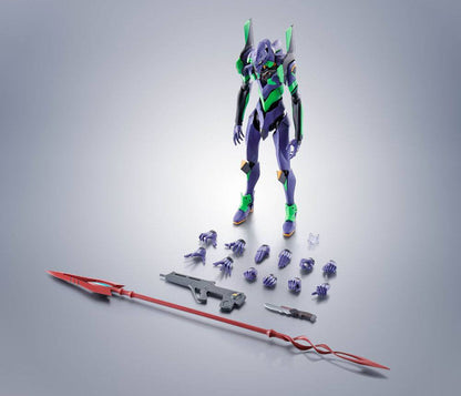 Evangelion: 3.0+1.0 Thrice Upon a Time Robot Spirits Actionfigur (Side EVA) Evangelion Test Type-01 + Spear of Cassius Renewal Color Edition Reissue Image 2