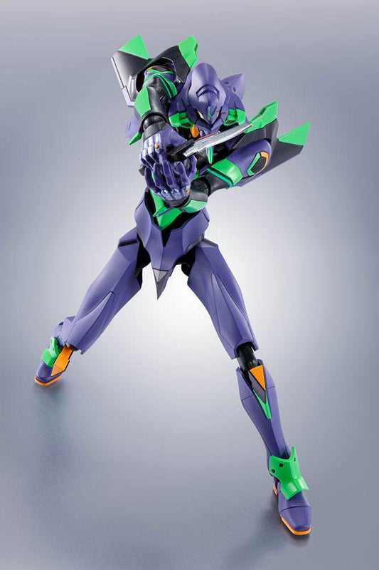 Evangelion: 3.0+1.0 Thrice Upon a Time Robot Spirits Actionfigur (Side EVA) Evangelion Test Type-01 + Spear of Cassius Renewal Color Edition Reissue Image 1