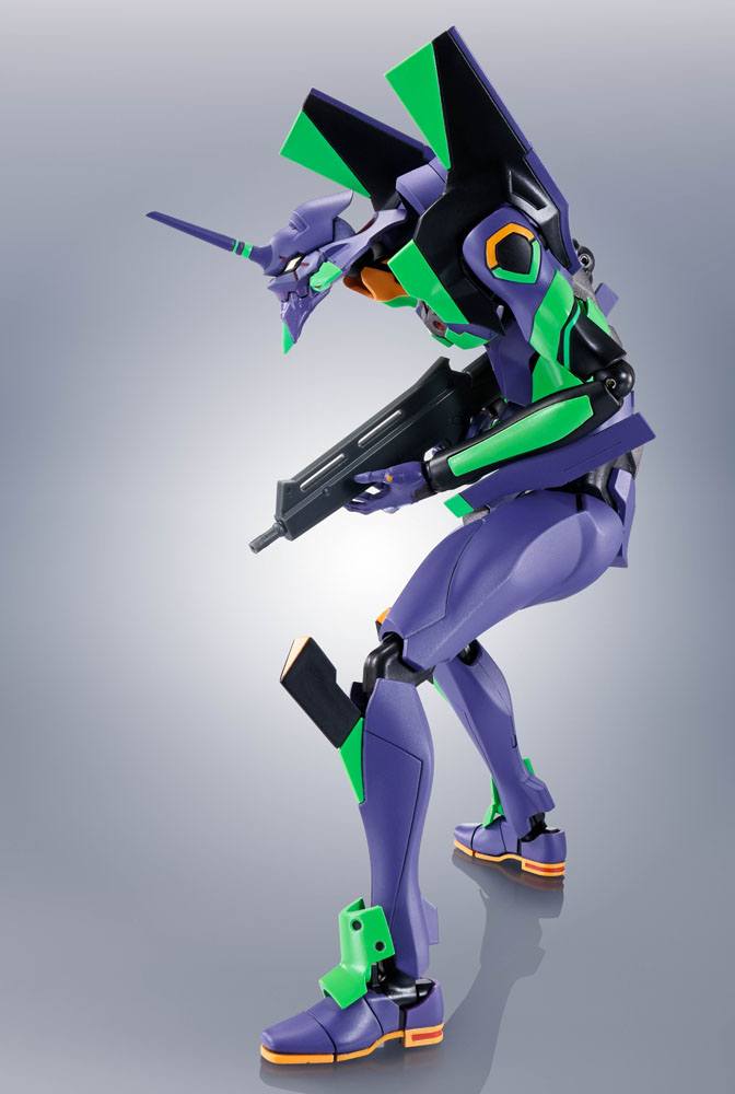 Evangelion: 3.0+1.0 Thrice Upon a Time Robot Spirits Actionfigur (Side EVA) Evangelion Test Type-01 + Spear of Cassius Renewal Color Edition Reissue Image 7