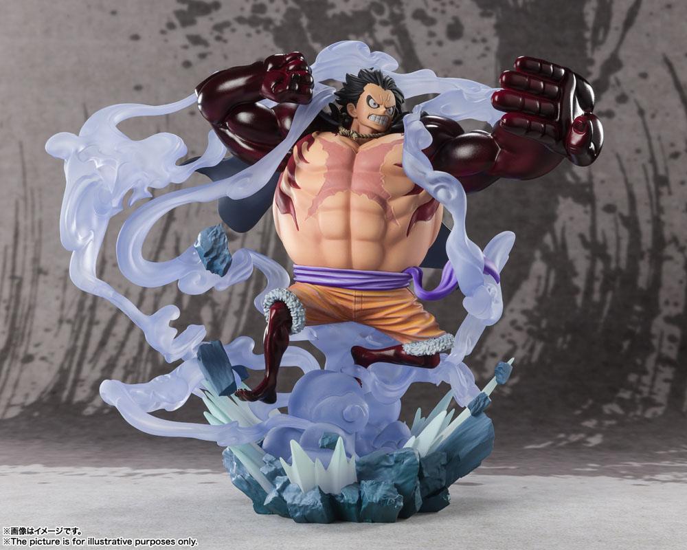 One Piece FiguartsZERO PVC Statue Extra Battle Monkey D. Ruffy Gear 4 Battle of Monsters on Onigashima 21 cm Image 3