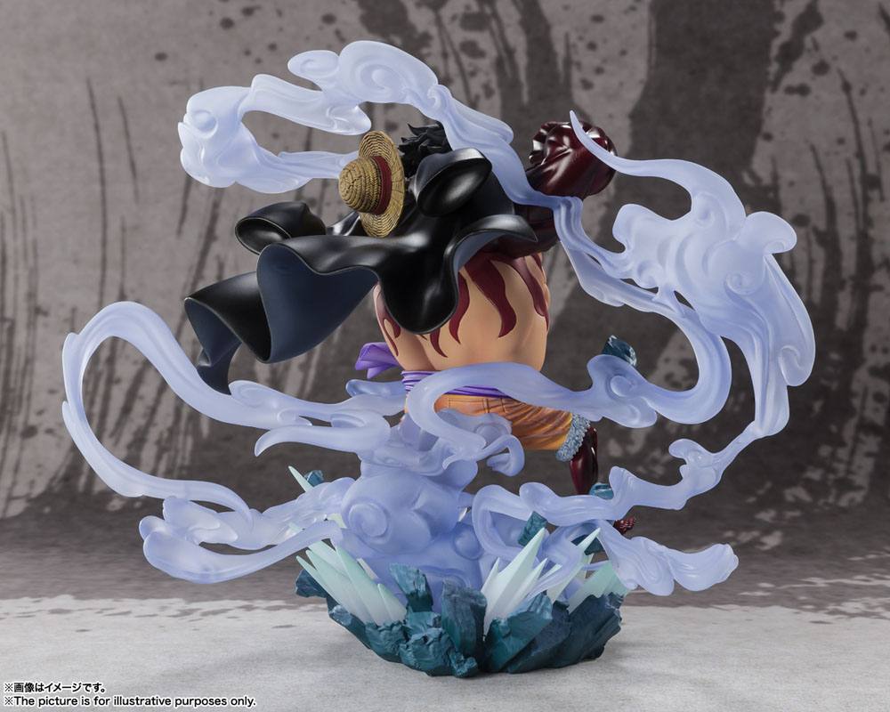One Piece FiguartsZERO PVC Statue Extra Battle Monkey D. Ruffy Gear 4 Battle of Monsters on Onigashima 21 cm Image 4