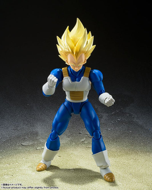 Dragon Ball Z S.H. Figuarts Actionfigur Super Saiyan Vegeta (Awakened Super Saiyan Blood) 14 cm Image 2