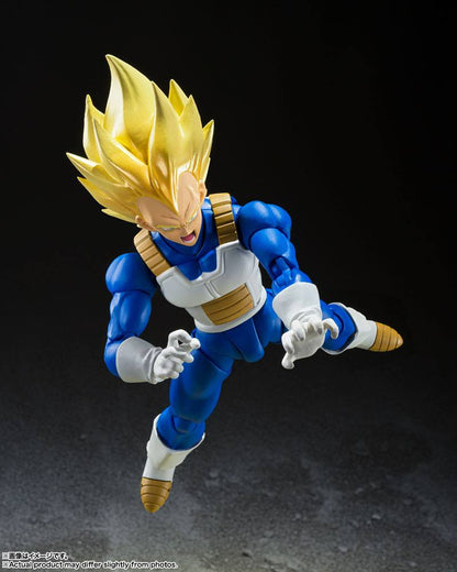 Dragon Ball Z S.H. Figuarts Actionfigur Super Saiyan Vegeta (Awakened Super Saiyan Blood) 14 cm Image 5