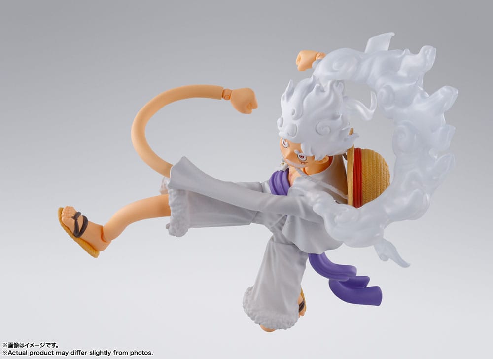One Piece S.H. Figuarts Actionfigur Monkey D. Ruffy Gear 5 15 cm Image 4
