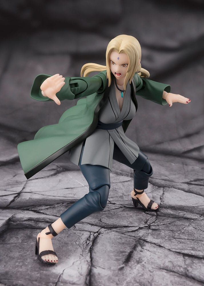 Naruto S.H.Figuarts Actionfigur Tsunade The legendary Medical Ninja 14 cm Image 2