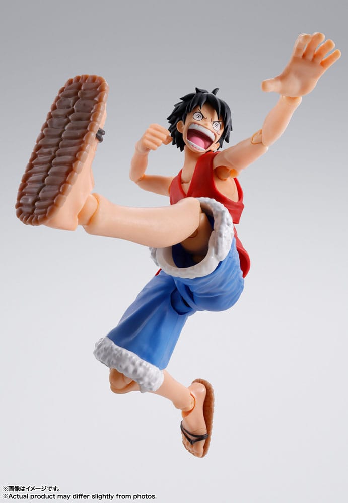 One Piece S.H. Figuarts Actionfigur Monkey D. Luffy Romance Dawn 15 cm Image 6