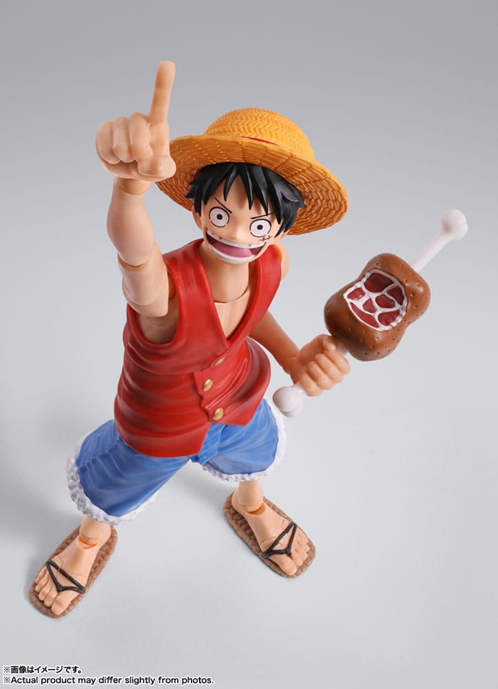 One Piece S.H. Figuarts Actionfigur Monkey D. Luffy Romance Dawn 15 cm Image 8