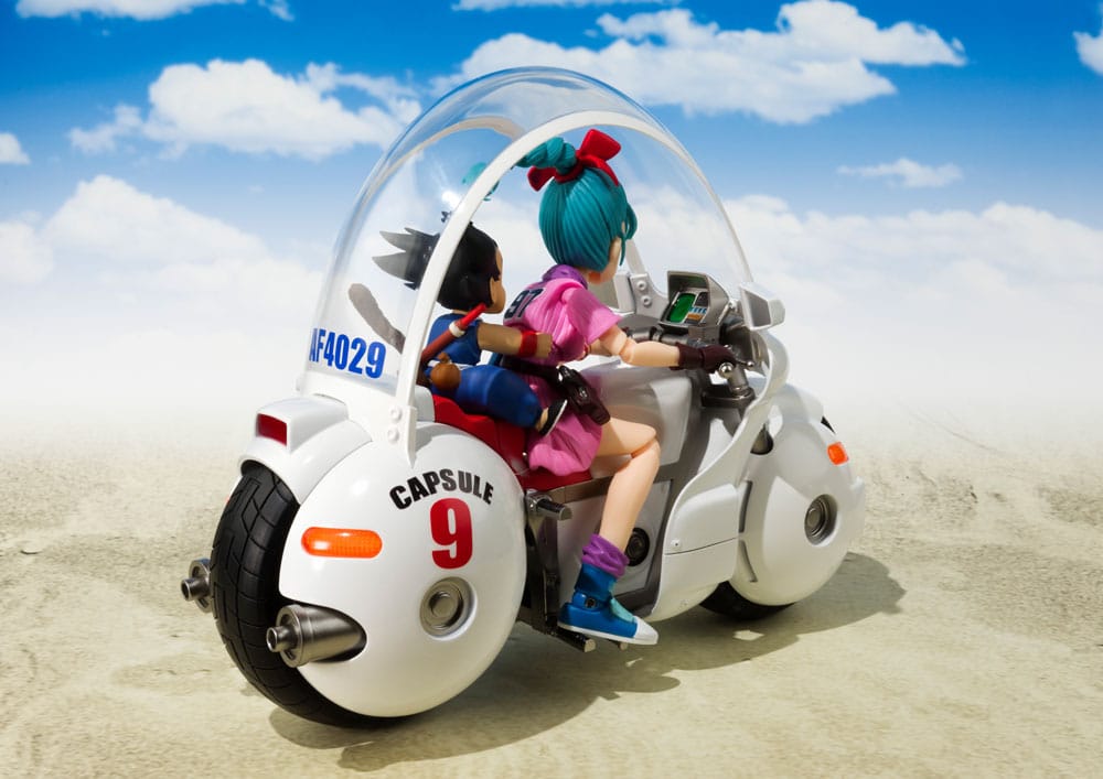 Dragon Ball S.H. Figuarts Fahrzeug mit Figur Bulma's Motorcycle Hoipoi Capsule No. 9 17 cm Image 5