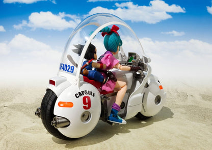 Dragon Ball S.H. Figuarts Fahrzeug mit Figur Bulma's Motorcycle Hoipoi Capsule No. 9 17 cm Image 5